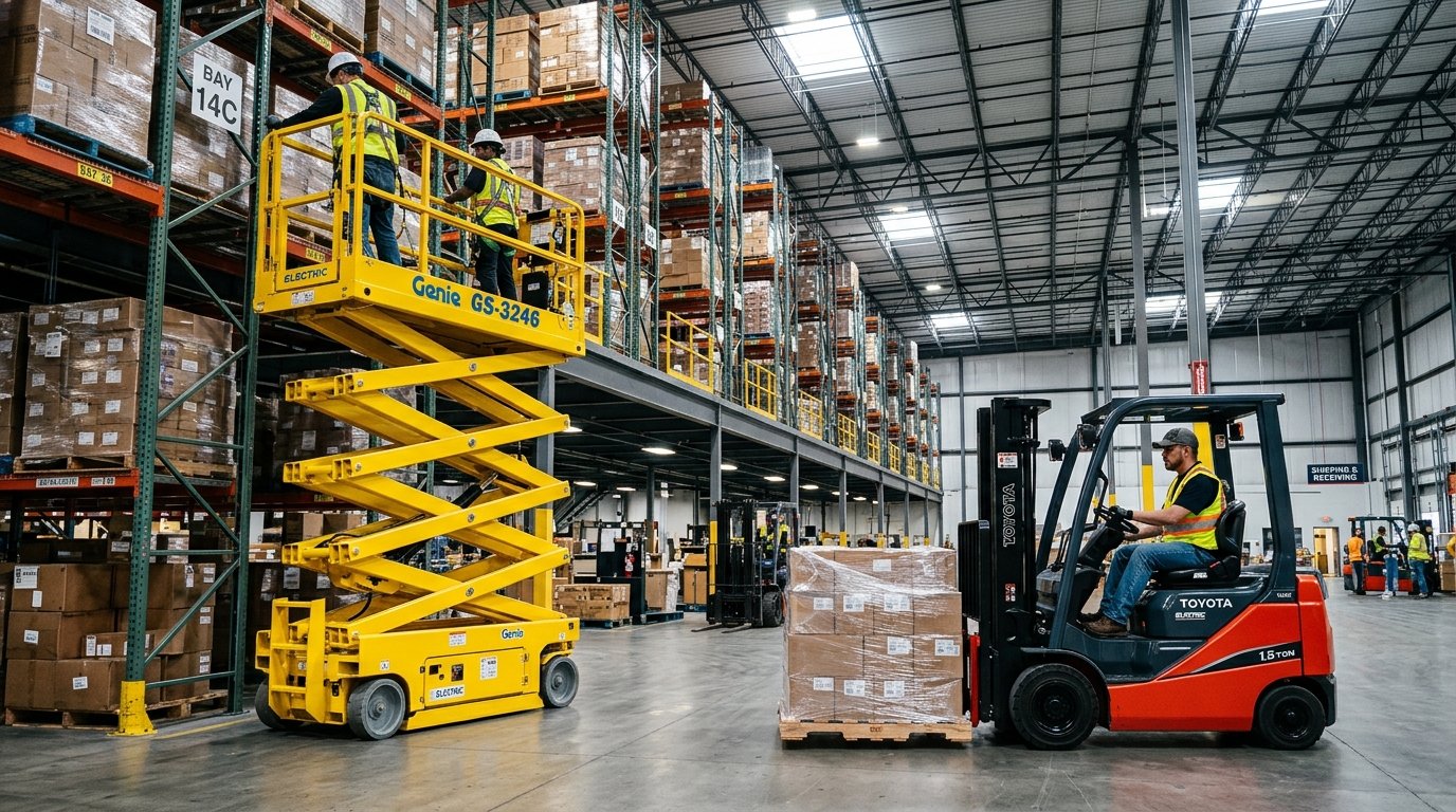 Scissor Lift vs. Forklift: Choosing the Right Equipment for Elevated Work