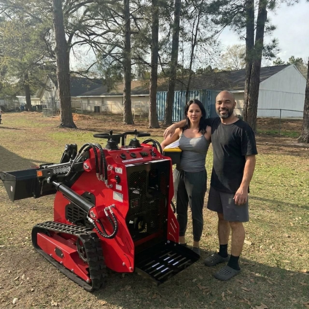 STOMP 504 Mini Skid Steer Delivery